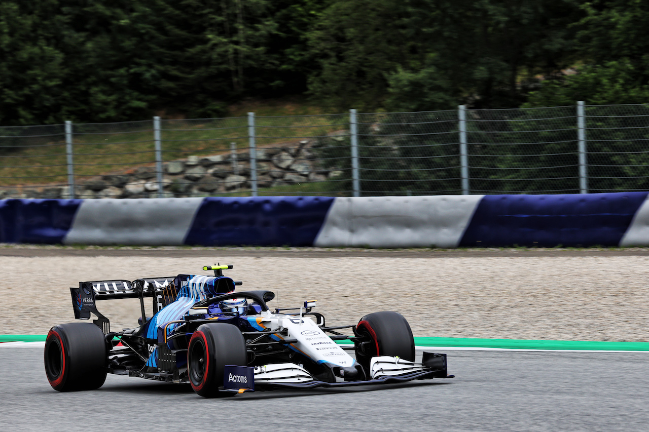 GP STIRIA, Nicholas Latifi (CDN) Williams Racing FW43B.
25.06.2021. Formula 1 World Championship, Rd 8, Steiermark Grand Prix, Spielberg, Austria, Practice Day.
- www.xpbimages.com, EMail: requests@xpbimages.com © Copyright: Batchelor / XPB Images