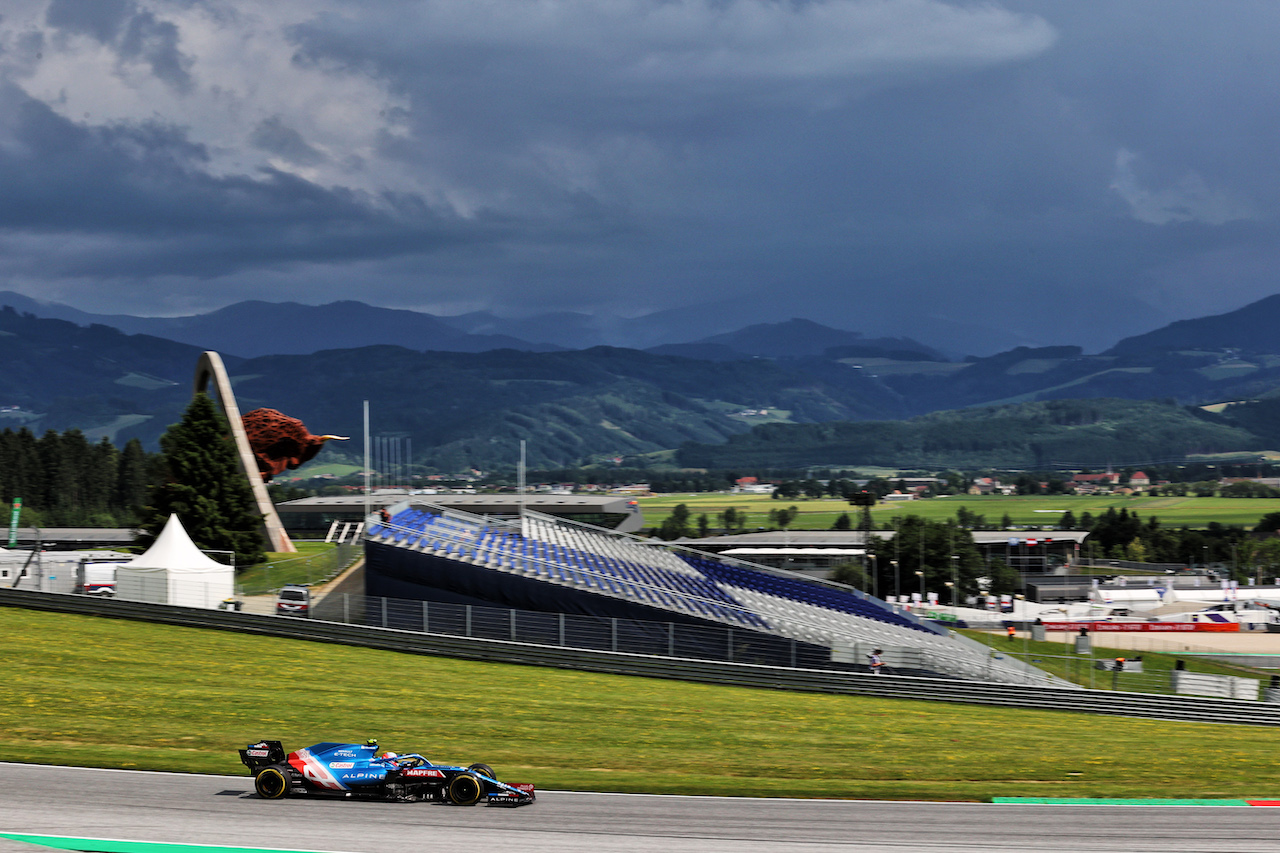 GP STIRIA, Esteban Ocon (FRA) Alpine F1 Team A521.
25.06.2021. Formula 1 World Championship, Rd 8, Steiermark Grand Prix, Spielberg, Austria, Practice Day.
- www.xpbimages.com, EMail: requests@xpbimages.com © Copyright: Batchelor / XPB Images