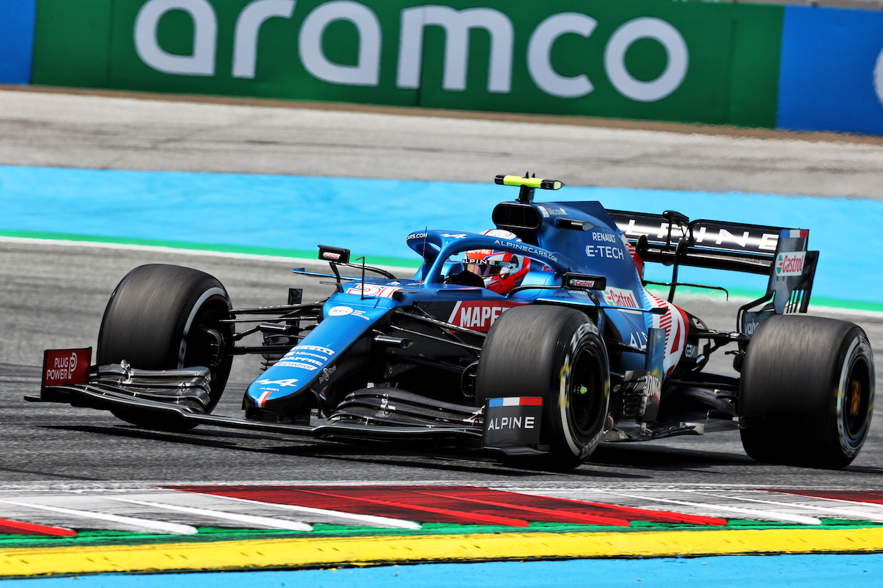 GP STIRIA, Esteban Ocon (FRA) Alpine F1 Team A521.
25.06.2021. Formula 1 World Championship, Rd 8, Steiermark Grand Prix, Spielberg, Austria, Practice Day.
- www.xpbimages.com, EMail: requests@xpbimages.com © Copyright: Batchelor / XPB Images