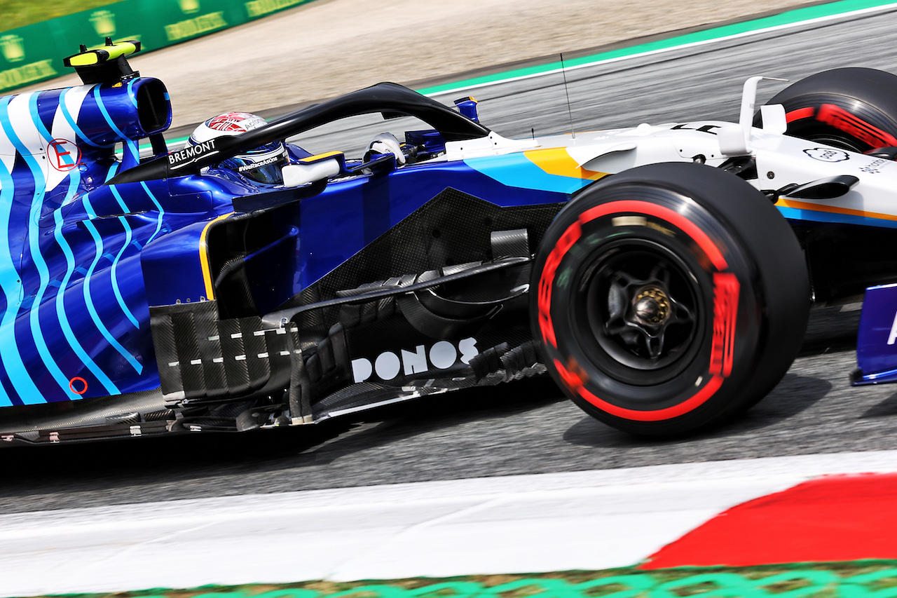 GP STIRIA, Nicholas Latifi (CDN) Williams Racing FW43B.
25.06.2021. Formula 1 World Championship, Rd 8, Steiermark Grand Prix, Spielberg, Austria, Practice Day.
- www.xpbimages.com, EMail: requests@xpbimages.com © Copyright: Batchelor / XPB Images