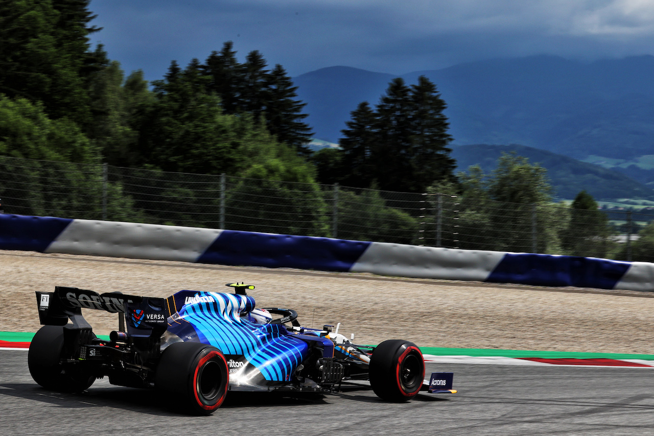 GP STIRIA, Nicholas Latifi (CDN) Williams Racing FW43B.
25.06.2021. Formula 1 World Championship, Rd 8, Steiermark Grand Prix, Spielberg, Austria, Practice Day.
- www.xpbimages.com, EMail: requests@xpbimages.com © Copyright: Batchelor / XPB Images