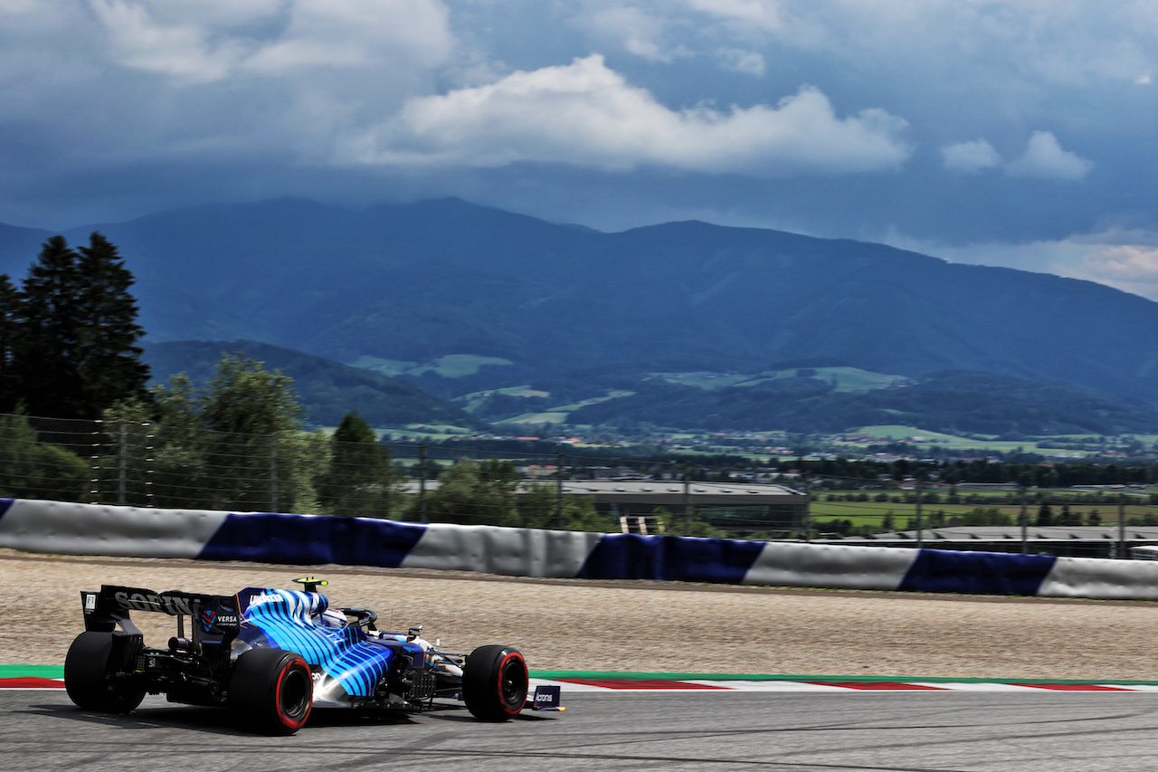GP STIRIA, Nicholas Latifi (CDN) Williams Racing FW43B.
25.06.2021. Formula 1 World Championship, Rd 8, Steiermark Grand Prix, Spielberg, Austria, Practice Day.
- www.xpbimages.com, EMail: requests@xpbimages.com © Copyright: Batchelor / XPB Images