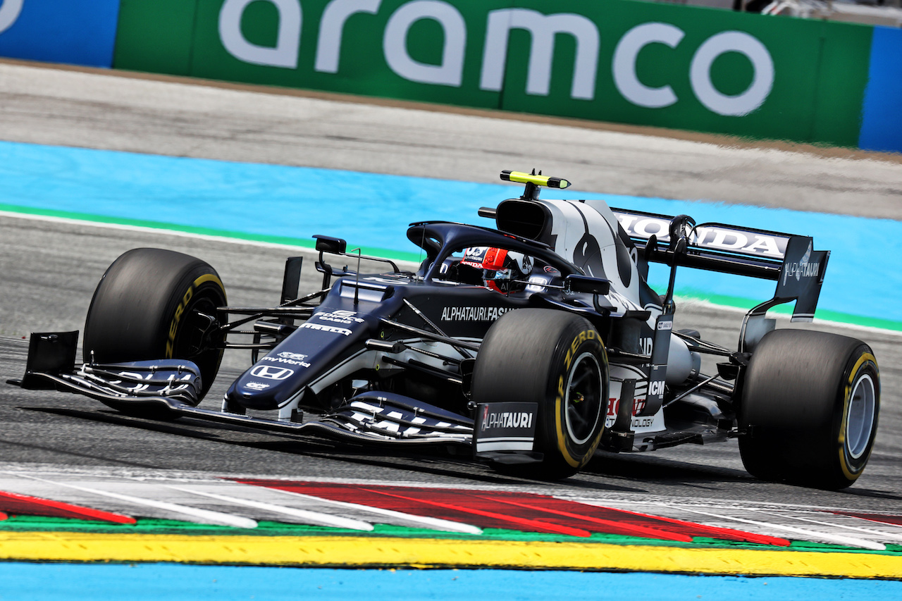GP STIRIA, Pierre Gasly (FRA) AlphaTauri AT02.
25.06.2021. Formula 1 World Championship, Rd 8, Steiermark Grand Prix, Spielberg, Austria, Practice Day.
- www.xpbimages.com, EMail: requests@xpbimages.com © Copyright: Batchelor / XPB Images