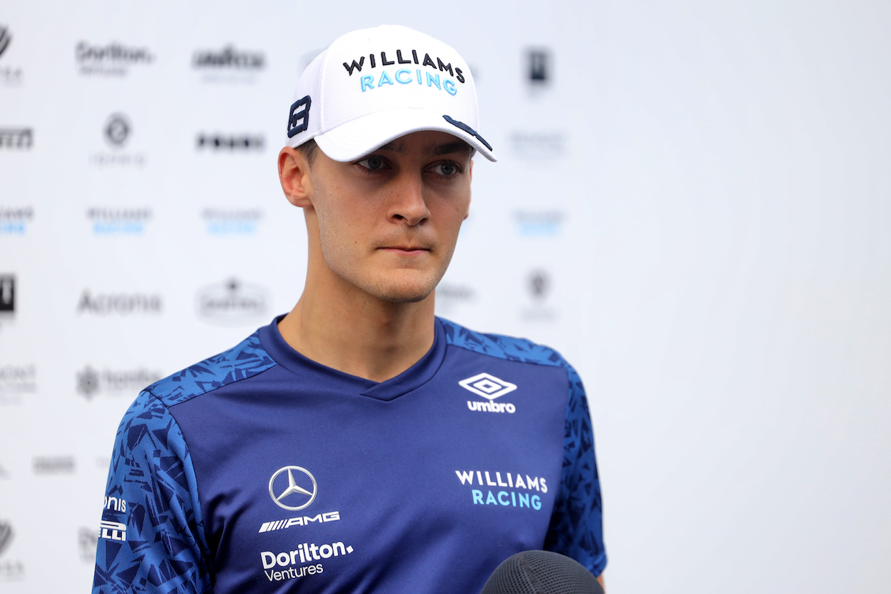 GP STIRIA, George Russell (GBR) Williams Racing.
25.06.2021. Formula 1 World Championship, Rd 8, Steiermark Grand Prix, Spielberg, Austria, Practice Day.
- www.xpbimages.com, EMail: requests@xpbimages.com © Copyright: Bearne / XPB Images