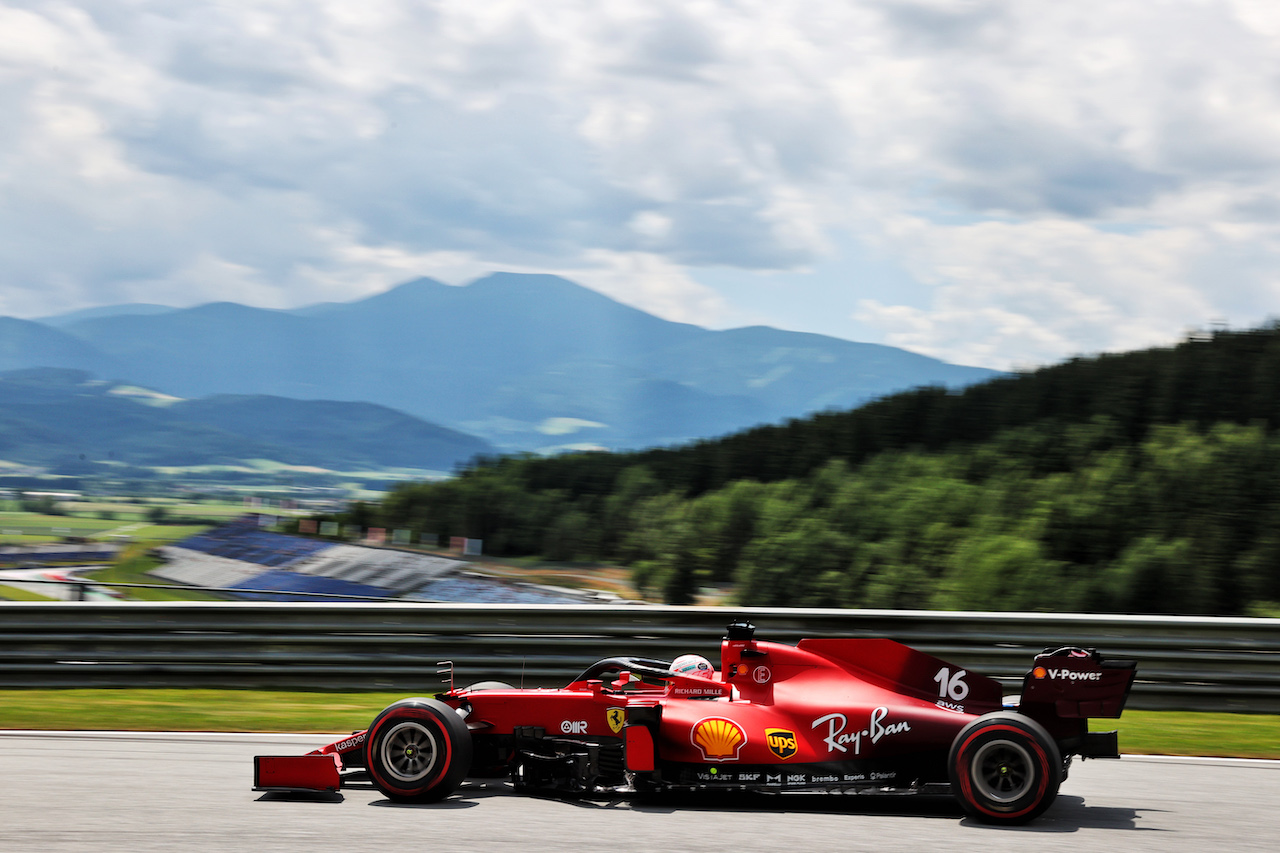 GP STIRIA, Charles Leclerc (MON) Ferrari SF-21.
25.06.2021. Formula 1 World Championship, Rd 8, Steiermark Grand Prix, Spielberg, Austria, Practice Day.
- www.xpbimages.com, EMail: requests@xpbimages.com © Copyright: Batchelor / XPB Images