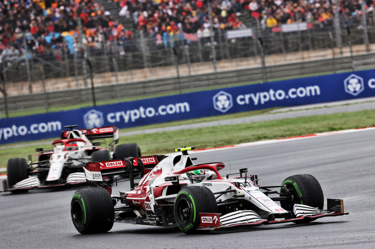 GP TURCHIA, Antonio Giovinazzi (ITA) Alfa Romeo Racing C41.
10.10.2021. Formula 1 World Championship, Rd 16, Turkish Grand Prix, Istanbul, Turkey, Gara Day.
- www.xpbimages.com, EMail: requests@xpbimages.com © Copyright: Batchelor / XPB Images