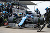 GP TURCHIA, Fernando Alonso (ESP) Alpine F1 Team A521 makes a pit stop.
10.10.2021. Formula 1 World Championship, Rd 16, Turkish Grand Prix, Istanbul, Turkey, Gara Day.
- www.xpbimages.com, EMail: requests@xpbimages.com © Copyright: Charniaux / XPB Images