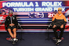 GP TURCHIA, (L to R): Fernando Alonso (ESP) Alpine F1 Team e Daniel Ricciardo (AUS) McLaren in the FIA Press Conference.
07.10.2021. Formula 1 World Championship, Rd 16, Turkish Grand Prix, Istanbul, Turkey, Preparation Day.
- www.xpbimages.com, EMail: requests@xpbimages.com © Copyright: FIA Pool Image for Editorial Use Only