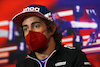 GP TURCHIA, Fernando Alonso (ESP) Alpine F1 Team in the FIA Press Conference.
07.10.2021. Formula 1 World Championship, Rd 16, Turkish Grand Prix, Istanbul, Turkey, Preparation Day.
- www.xpbimages.com, EMail: requests@xpbimages.com © Copyright: FIA Pool Image for Editorial Use Only