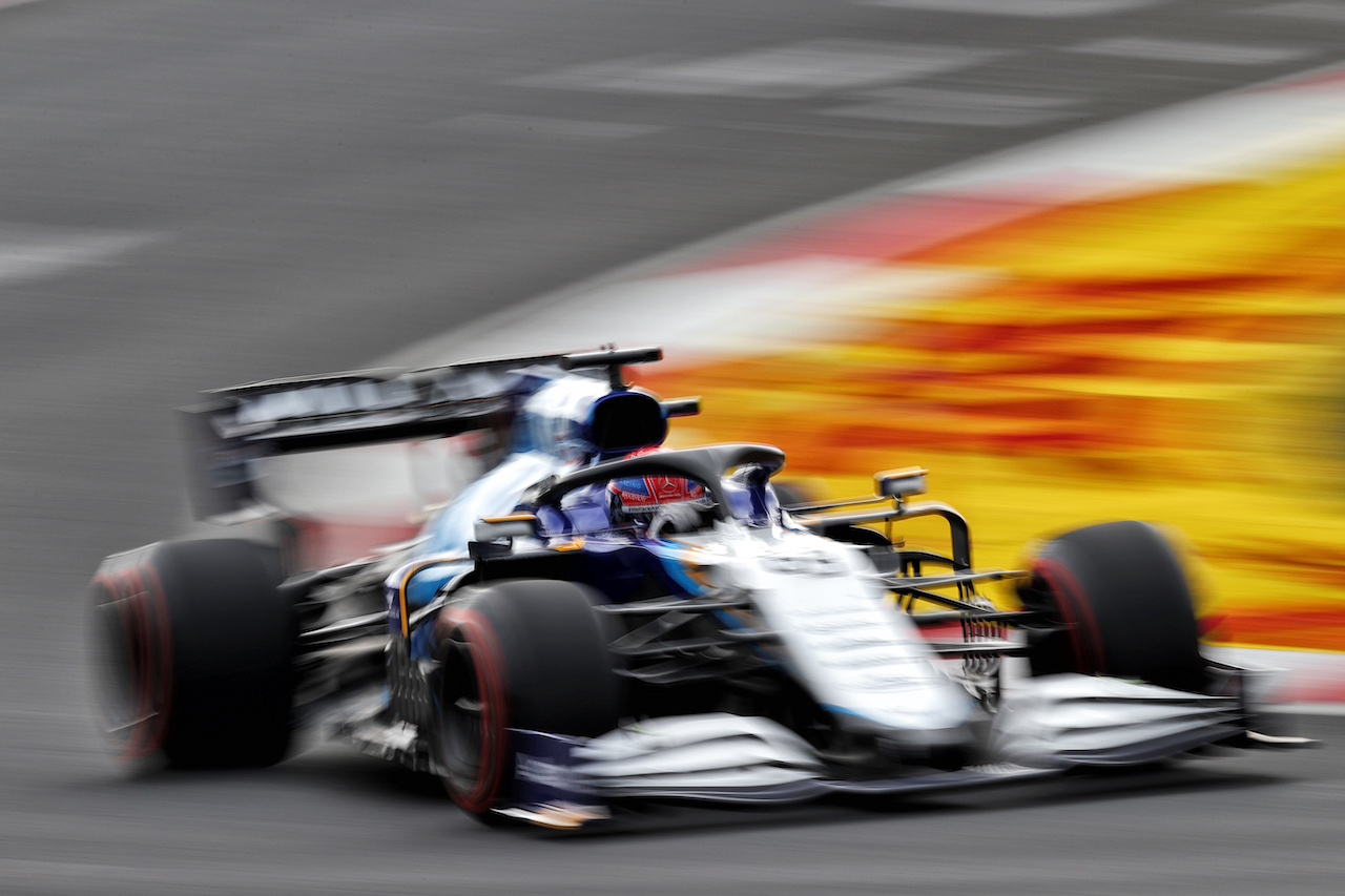 GP TURCHIA, George Russell (GBR) Williams Racing FW43B.
09.10.2021. Formula 1 World Championship, Rd 16, Turkish Grand Prix, Istanbul, Turkey, Qualifiche Day.
- www.xpbimages.com, EMail: requests@xpbimages.com © Copyright: Moy / XPB Images
