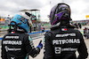 GP TURCHIA, (L to R): Pole sitter Valtteri Bottas (FIN) Mercedes AMG F1 with team mate e fastest in qualifying Lewis Hamilton (GBR) Mercedes AMG F1 in parc ferme.
09.10.2021. Formula 1 World Championship, Rd 16, Turkish Grand Prix, Istanbul, Turkey, Qualifiche Day.
- www.xpbimages.com, EMail: requests@xpbimages.com © Copyright: Batchelor / XPB Images