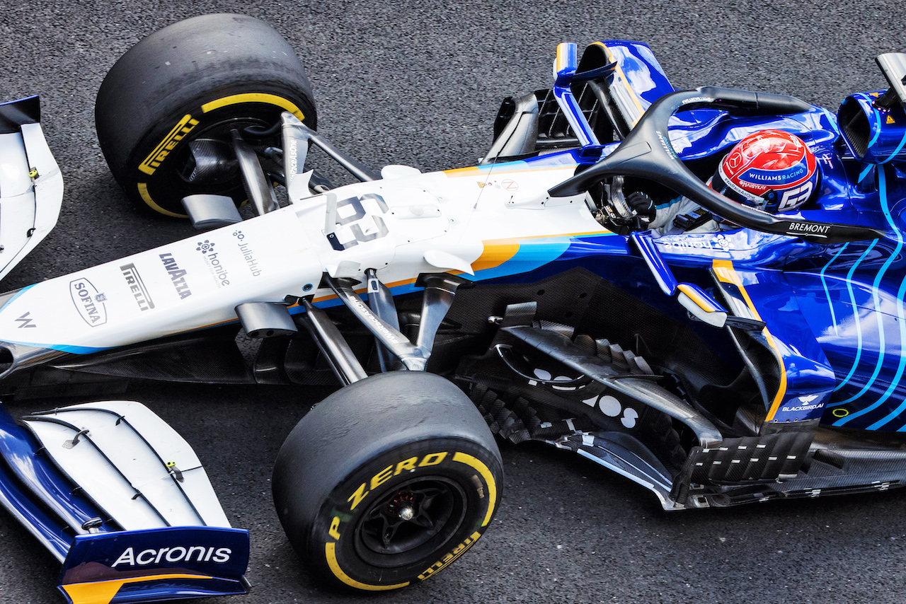 GP TURCHIA, George Russell (GBR) Williams Racing FW43B.
08.10.2021 Formula 1 World Championship, Rd 16, Turkish Grand Prix, Istanbul, Turkey, Practice Day.
- www.xpbimages.com, EMail: requests@xpbimages.com © Copyright: Bearne / XPB Images