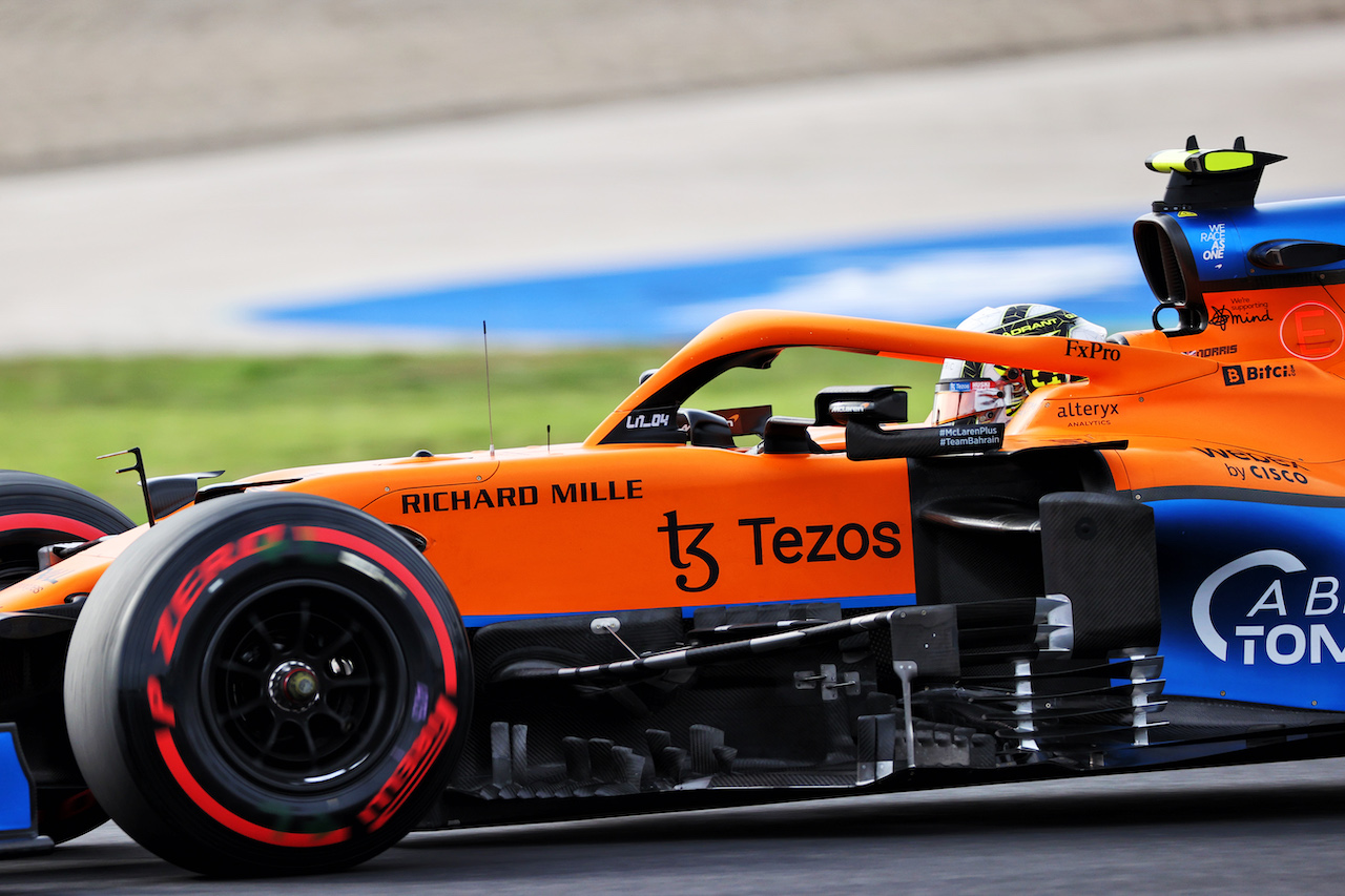 GP TURCHIA, Lando Norris (GBR) McLaren MCL35M.
08.10.2021 Formula 1 World Championship, Rd 16, Turkish Grand Prix, Istanbul, Turkey, Practice Day.
- www.xpbimages.com, EMail: requests@xpbimages.com © Copyright: Batchelor / XPB Images