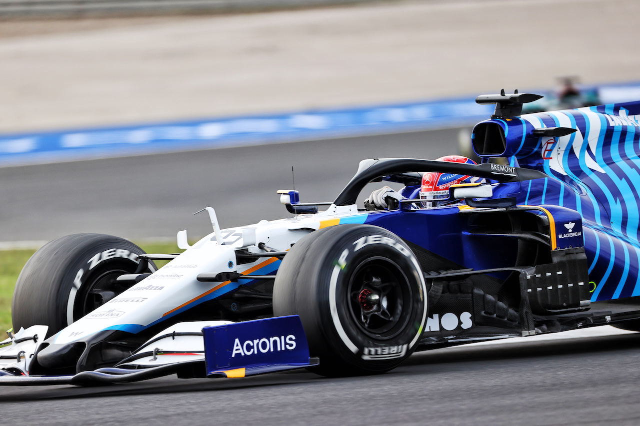 GP TURCHIA, George Russell (GBR) Williams Racing FW43B.
08.10.2021 Formula 1 World Championship, Rd 16, Turkish Grand Prix, Istanbul, Turkey, Practice Day.
- www.xpbimages.com, EMail: requests@xpbimages.com © Copyright: Batchelor / XPB Images