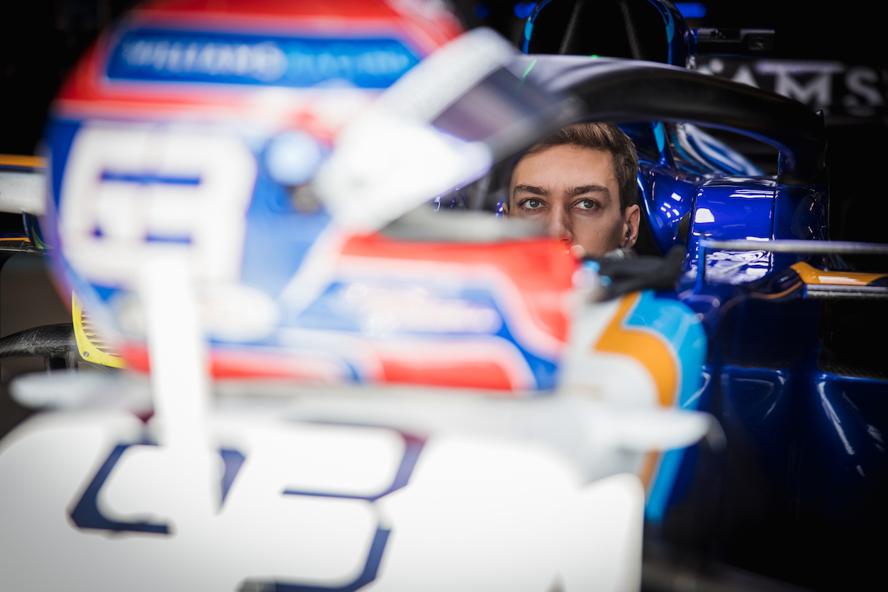 GP TURCHIA, George Russell (GBR) Williams Racing FW43B.
08.10.2021 Formula 1 World Championship, Rd 16, Turkish Grand Prix, Istanbul, Turkey, Practice Day.
- www.xpbimages.com, EMail: requests@xpbimages.com © Copyright: Bearne / XPB Images