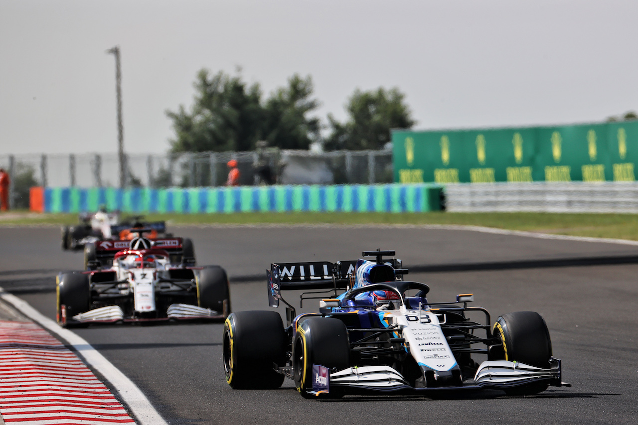 GP UNGHERIA, George Russell (GBR) Williams Racing FW43B.
01.08.2021. Formula 1 World Championship, Rd 11, Hungarian Grand Prix, Budapest, Hungary, Gara Day.
- www.xpbimages.com, EMail: requests@xpbimages.com © Copyright: Batchelor / XPB Images