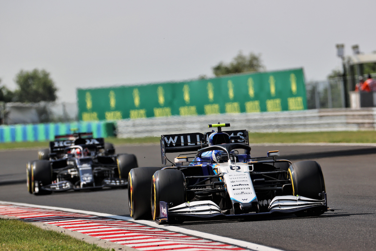 GP UNGHERIA, Nicholas Latifi (CDN) Williams Racing FW43B.
01.08.2021. Formula 1 World Championship, Rd 11, Hungarian Grand Prix, Budapest, Hungary, Gara Day.
- www.xpbimages.com, EMail: requests@xpbimages.com © Copyright: Batchelor / XPB Images