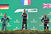 GP UNGHERIA, The podium (L to R): Sebastian Vettel (GER) Aston Martin F1 Team, second; Esteban Ocon (FRA) Alpine F1 Team, vincitore; Lewis Hamilton (GBR) Mercedes AMG F1, third.
01.08.2021. Formula 1 World Championship, Rd 11, Hungarian Grand Prix, Budapest, Hungary, Gara Day.
- www.xpbimages.com, EMail: requests@xpbimages.com © Copyright: Charniaux / XPB Images