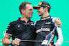 GP UNGHERIA, (L to R): Laurent Rossi (FRA) Alpine Chief Executive Officer celebrates on the podium with vincitore Esteban Ocon (FRA) Alpine F1 Team.
01.08.2021. Formula 1 World Championship, Rd 11, Hungarian Grand Prix, Budapest, Hungary, Gara Day.
- www.xpbimages.com, EMail: requests@xpbimages.com © Copyright: Charniaux / XPB Images