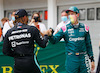 GP UNGHERIA, Lewis Hamilton (GBR) Mercedes AMG F1 celebrates his third position with second placed Sebastian Vettel (GER) Aston Martin F1 Team in parc ferme.
01.08.2021. Formula 1 World Championship, Rd 11, Hungarian Grand Prix, Budapest, Hungary, Gara Day.
- www.xpbimages.com, EMail: requests@xpbimages.com © Copyright: FIA Pool Image for Editorial Use Only