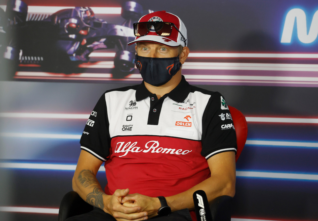 GP UNGHERIA, Kimi Raikkonen (FIN) Alfa Romeo Racing in the FIA Press Conference.
29.07.2021. Formula 1 World Championship, Rd 11, Hungarian Grand Prix, Budapest, Hungary, Preparation Day.
- www.xpbimages.com, EMail: requests@xpbimages.com © Copyright: FIA Pool Image for Editorial Use Only