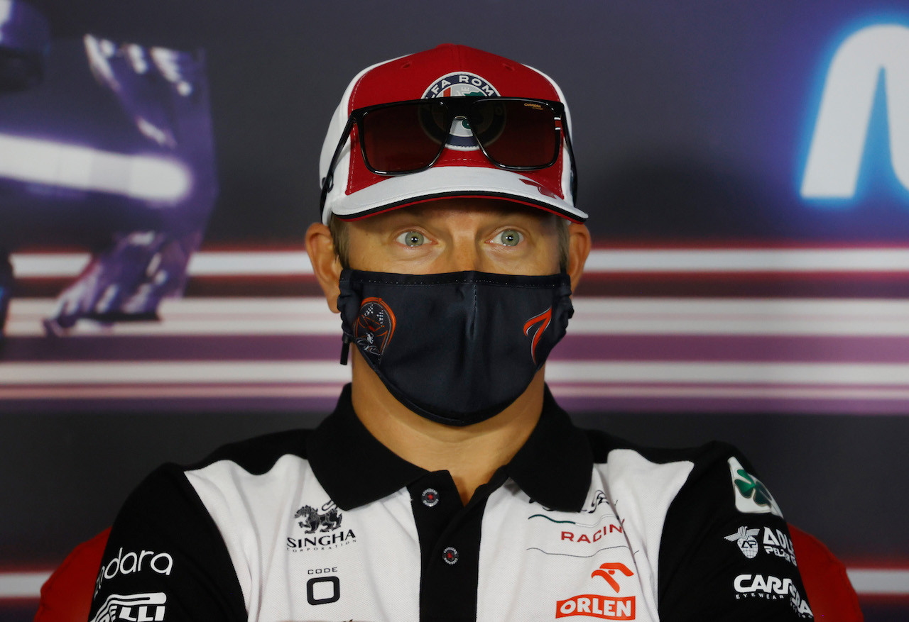 GP UNGHERIA, Kimi Raikkonen (FIN) Alfa Romeo Racing in the FIA Press Conference.
29.07.2021. Formula 1 World Championship, Rd 11, Hungarian Grand Prix, Budapest, Hungary, Preparation Day.
- www.xpbimages.com, EMail: requests@xpbimages.com © Copyright: FIA Pool Image for Editorial Use Only