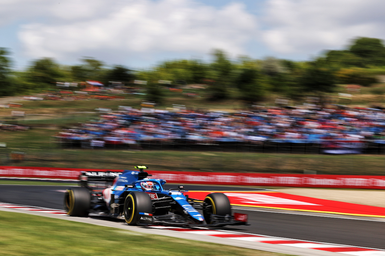 GP UNGHERIA, Esteban Ocon (FRA) Alpine F1 Team A521.
31.07.2021. Formula 1 World Championship, Rd 11, Hungarian Grand Prix, Budapest, Hungary, Qualifiche Day.
- www.xpbimages.com, EMail: requests@xpbimages.com © Copyright: Moy / XPB Images