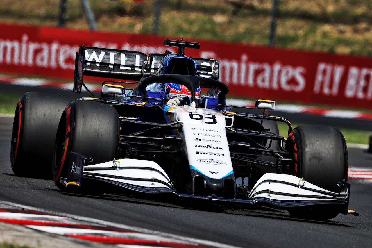 GP UNGHERIA, George Russell (GBR) Williams Racing FW43B.
31.07.2021. Formula 1 World Championship, Rd 11, Hungarian Grand Prix, Budapest, Hungary, Qualifiche Day.
- www.xpbimages.com, EMail: requests@xpbimages.com © Copyright: Moy / XPB Images