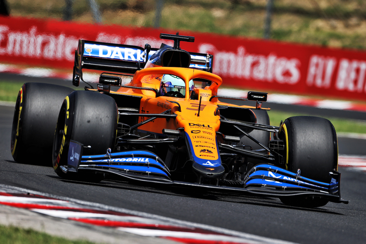 GP UNGHERIA, Daniel Ricciardo (AUS) McLaren MCL35M.
31.07.2021. Formula 1 World Championship, Rd 11, Hungarian Grand Prix, Budapest, Hungary, Qualifiche Day.
- www.xpbimages.com, EMail: requests@xpbimages.com © Copyright: Moy / XPB Images