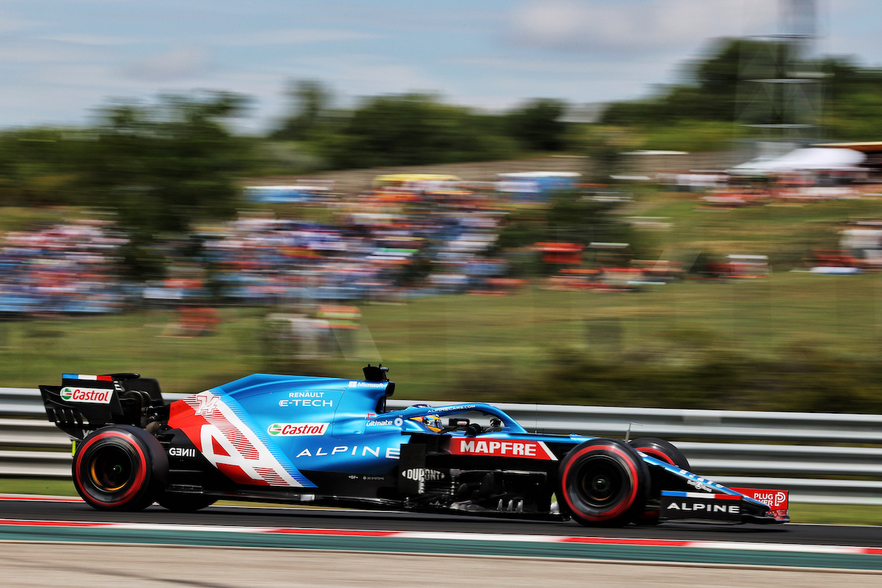 GP UNGHERIA, Fernando Alonso (ESP) Alpine F1 Team A521.
31.07.2021. Formula 1 World Championship, Rd 11, Hungarian Grand Prix, Budapest, Hungary, Qualifiche Day.
- www.xpbimages.com, EMail: requests@xpbimages.com © Copyright: Moy / XPB Images