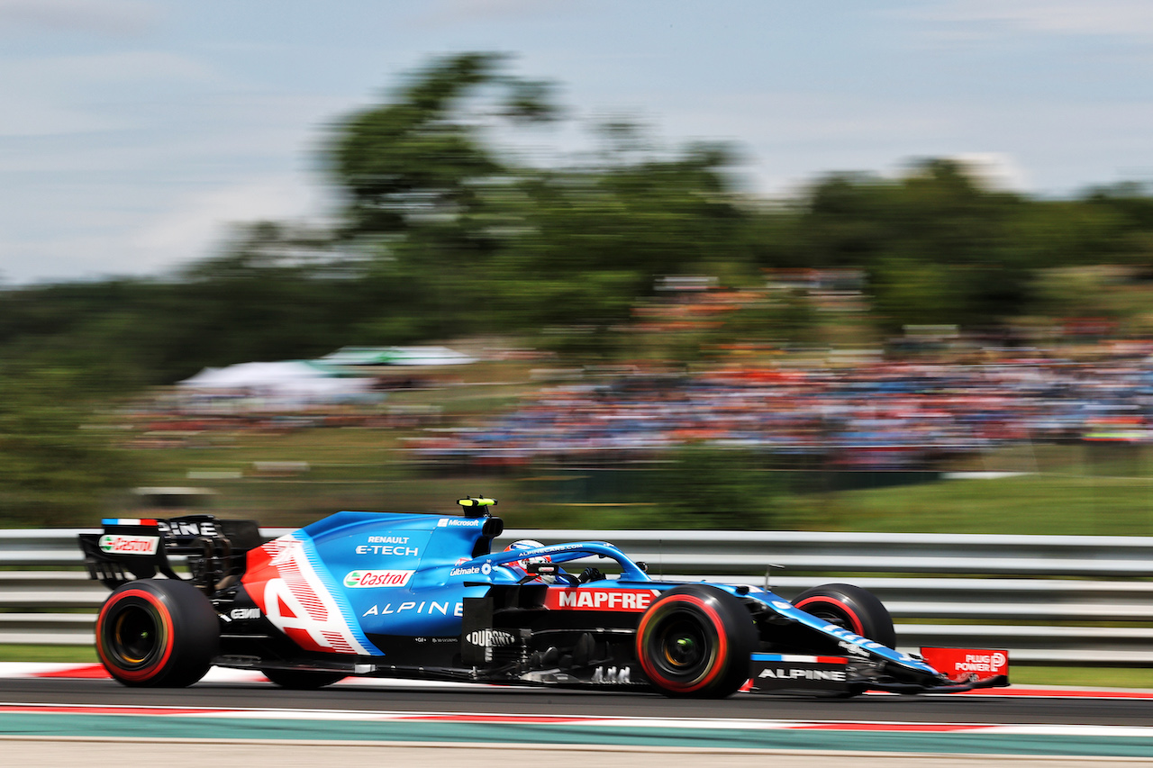 GP UNGHERIA, Esteban Ocon (FRA) Alpine F1 Team A521.
31.07.2021. Formula 1 World Championship, Rd 11, Hungarian Grand Prix, Budapest, Hungary, Qualifiche Day.
- www.xpbimages.com, EMail: requests@xpbimages.com © Copyright: Moy / XPB Images
