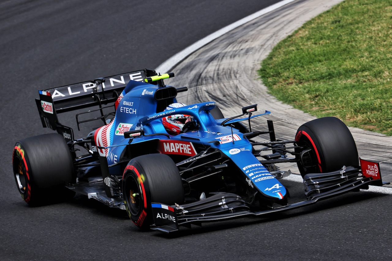 GP UNGHERIA, Esteban Ocon (FRA) Alpine F1 Team A521.
31.07.2021. Formula 1 World Championship, Rd 11, Hungarian Grand Prix, Budapest, Hungary, Qualifiche Day.
- www.xpbimages.com, EMail: requests@xpbimages.com © Copyright: Batchelor / XPB Images