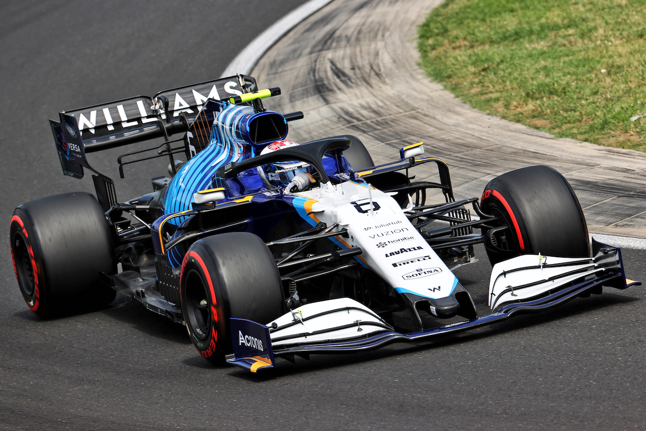 GP UNGHERIA, Nicholas Latifi (CDN) Williams Racing FW43B.
31.07.2021. Formula 1 World Championship, Rd 11, Hungarian Grand Prix, Budapest, Hungary, Qualifiche Day.
- www.xpbimages.com, EMail: requests@xpbimages.com © Copyright: Batchelor / XPB Images