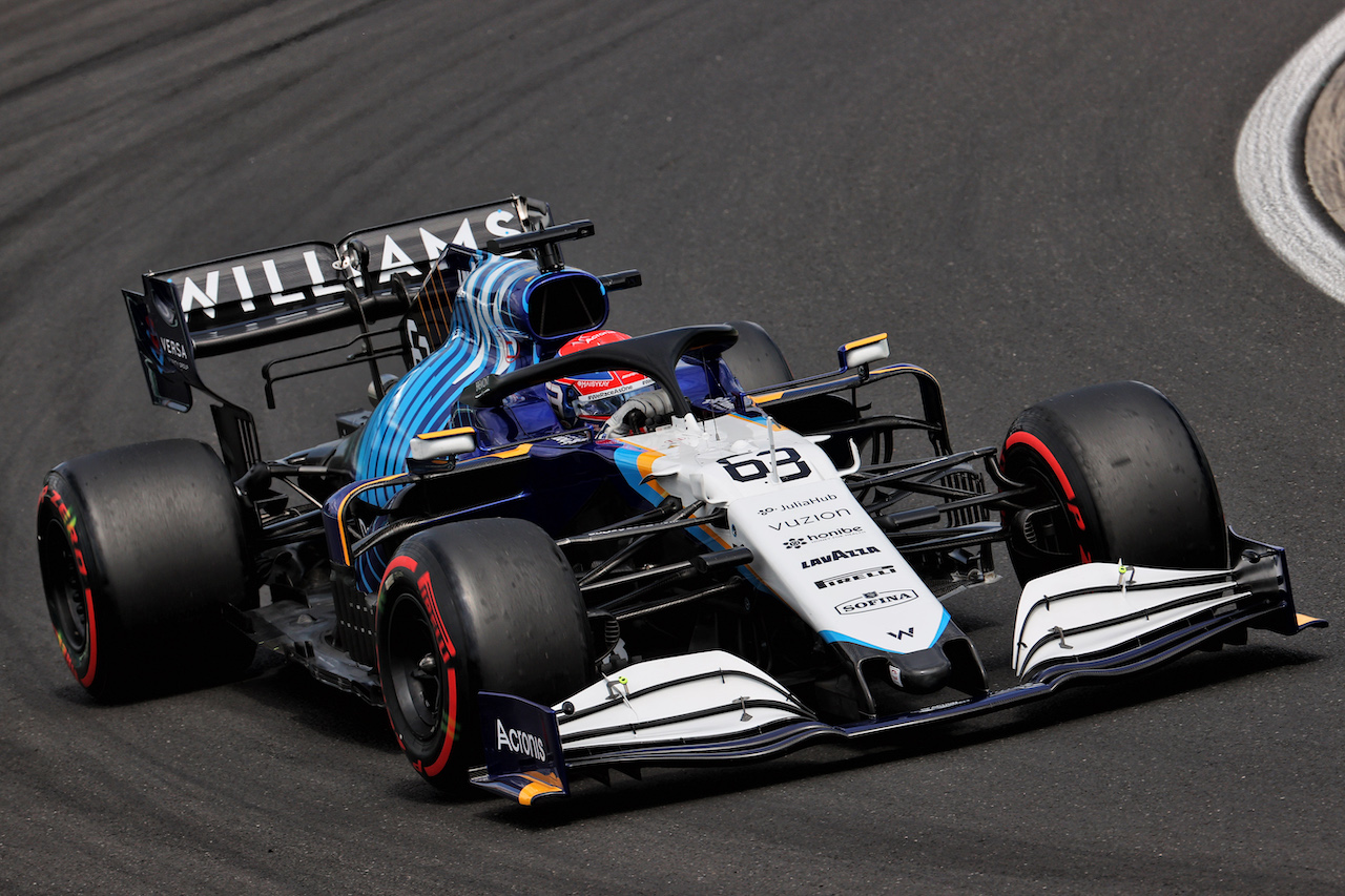 GP UNGHERIA, George Russell (GBR) Williams Racing FW43B.
31.07.2021. Formula 1 World Championship, Rd 11, Hungarian Grand Prix, Budapest, Hungary, Qualifiche Day.
- www.xpbimages.com, EMail: requests@xpbimages.com © Copyright: Batchelor / XPB Images