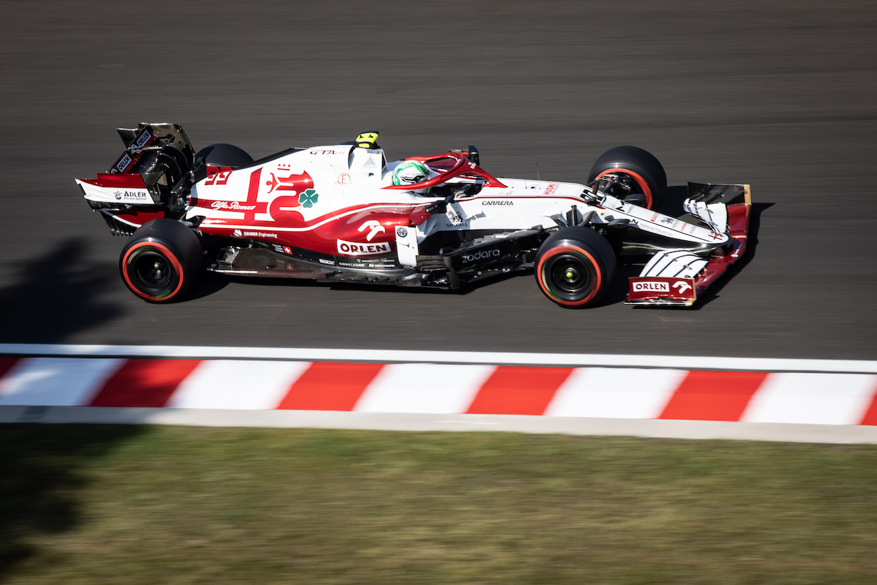 GP UNGHERIA, Antonio Giovinazzi (ITA) Alfa Romeo Racing C41.
31.07.2021. Formula 1 World Championship, Rd 11, Hungarian Grand Prix, Budapest, Hungary, Qualifiche Day.
- www.xpbimages.com, EMail: requests@xpbimages.com © Copyright: Bearne / XPB Images