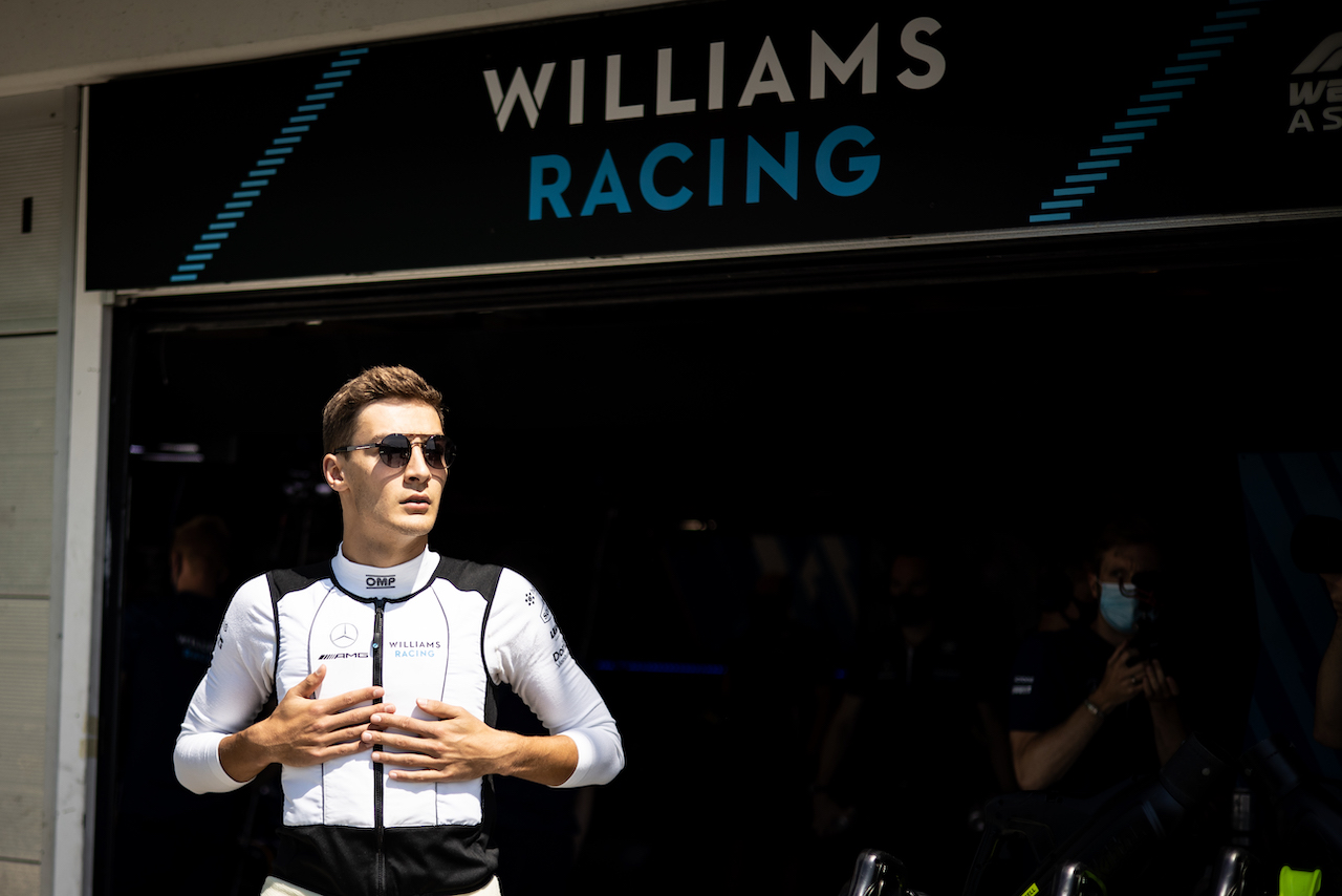 GP UNGHERIA, George Russell (GBR) Williams Racing.
31.07.2021. Formula 1 World Championship, Rd 11, Hungarian Grand Prix, Budapest, Hungary, Qualifiche Day.
- www.xpbimages.com, EMail: requests@xpbimages.com © Copyright: Bearne / XPB Images