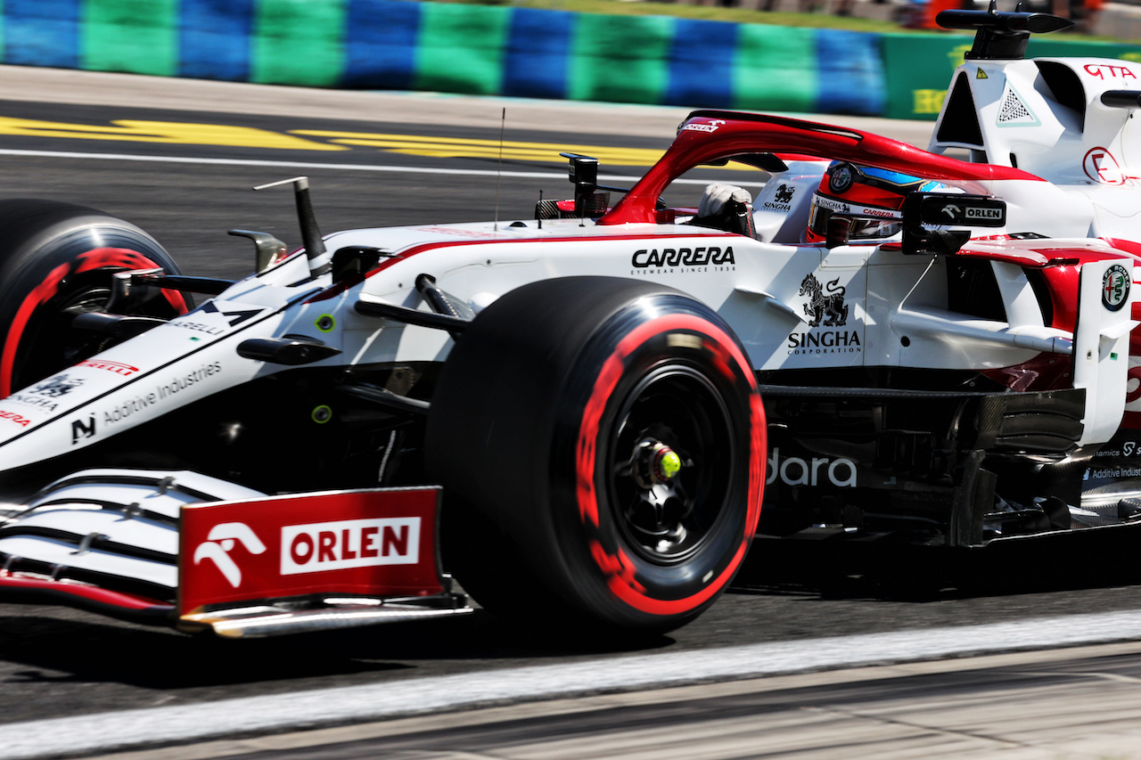 GP UNGHERIA, Kimi Raikkonen (FIN) Alfa Romeo Racing C41.
31.07.2021. Formula 1 World Championship, Rd 11, Hungarian Grand Prix, Budapest, Hungary, Qualifiche Day.
- www.xpbimages.com, EMail: requests@xpbimages.com © Copyright: Batchelor / XPB Images