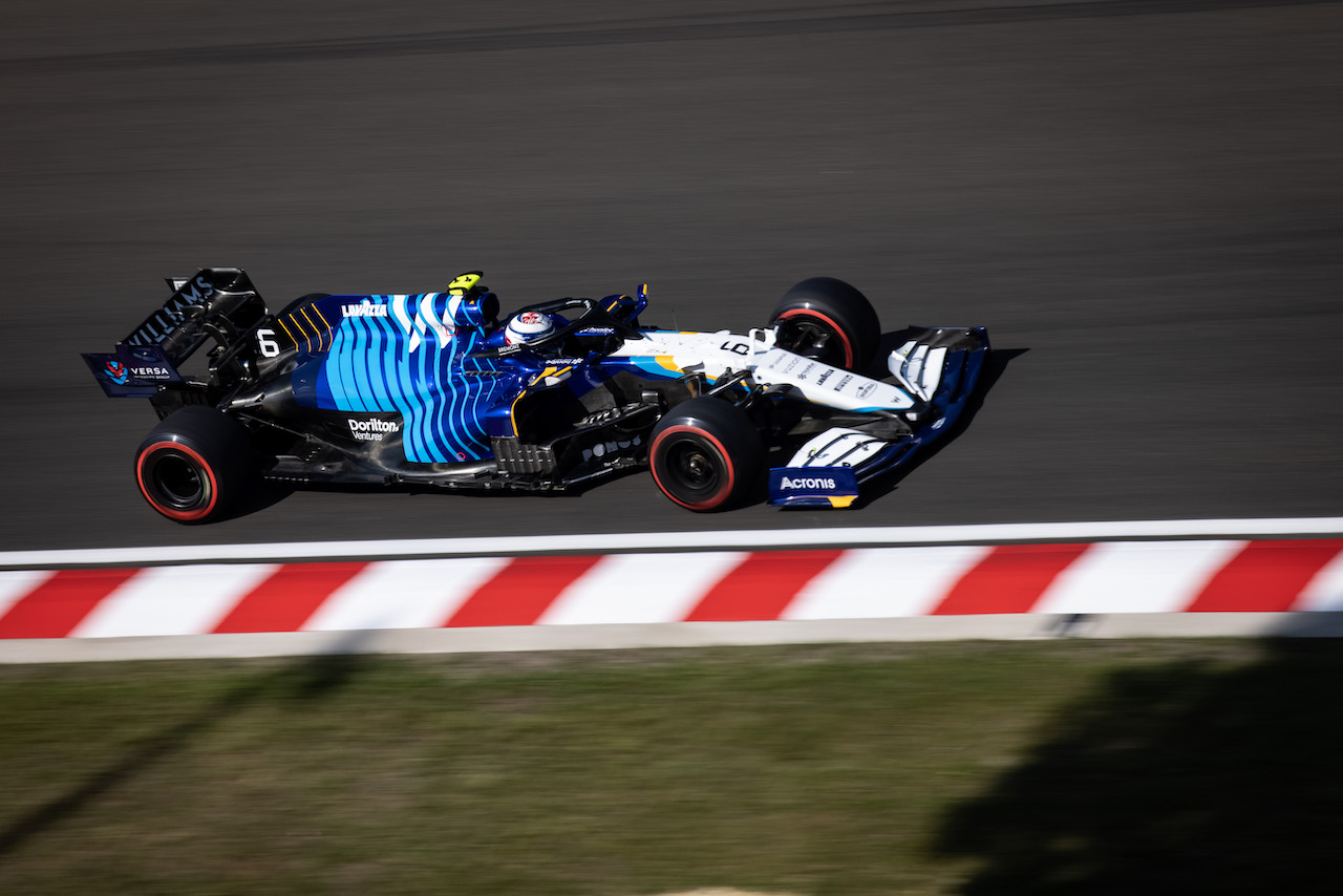 GP UNGHERIA, Nicholas Latifi (CDN) Williams Racing FW43B.
31.07.2021. Formula 1 World Championship, Rd 11, Hungarian Grand Prix, Budapest, Hungary, Qualifiche Day.
- www.xpbimages.com, EMail: requests@xpbimages.com © Copyright: Bearne / XPB Images