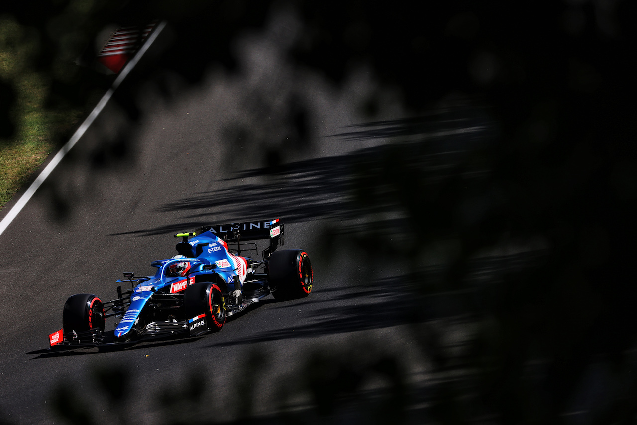 GP UNGHERIA, Esteban Ocon (FRA) Alpine F1 Team A521.
31.07.2021. Formula 1 World Championship, Rd 11, Hungarian Grand Prix, Budapest, Hungary, Qualifiche Day.
- www.xpbimages.com, EMail: requests@xpbimages.com © Copyright: Batchelor / XPB Images