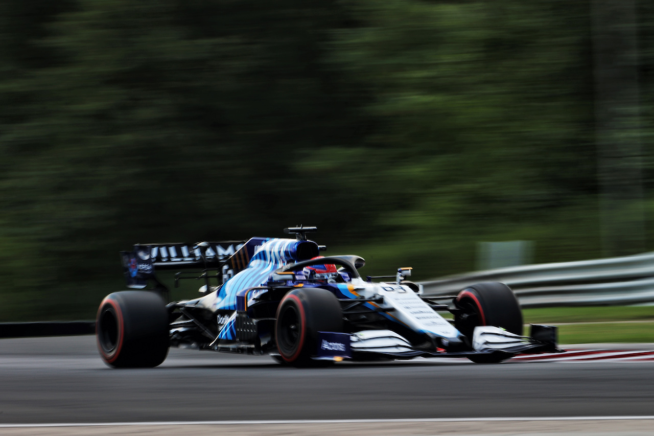 GP UNGHERIA, George Russell (GBR) Williams Racing FW43B.
31.07.2021. Formula 1 World Championship, Rd 11, Hungarian Grand Prix, Budapest, Hungary, Qualifiche Day.
- www.xpbimages.com, EMail: requests@xpbimages.com © Copyright: Moy / XPB Images