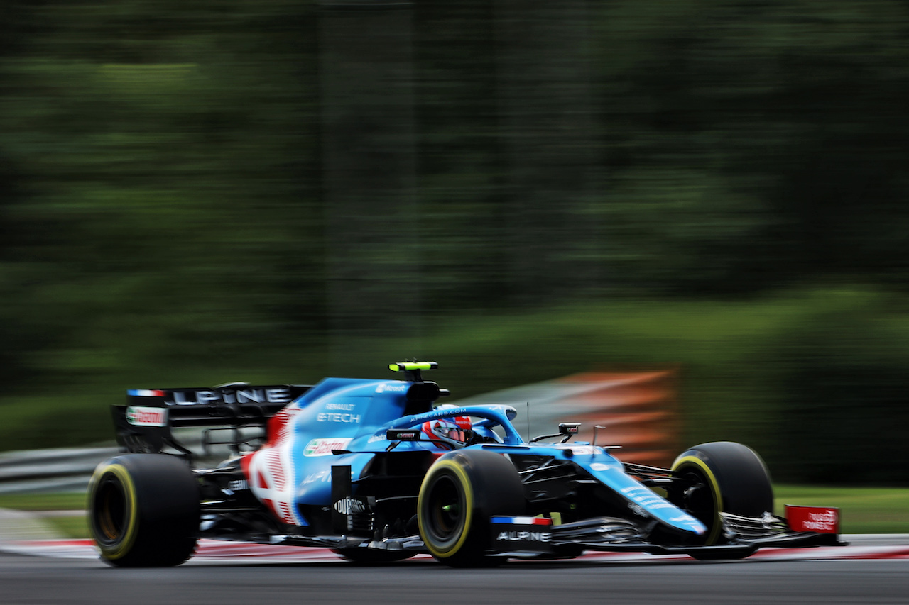 GP UNGHERIA, Esteban Ocon (FRA) Alpine F1 Team A521.
31.07.2021. Formula 1 World Championship, Rd 11, Hungarian Grand Prix, Budapest, Hungary, Qualifiche Day.
- www.xpbimages.com, EMail: requests@xpbimages.com © Copyright: Moy / XPB Images