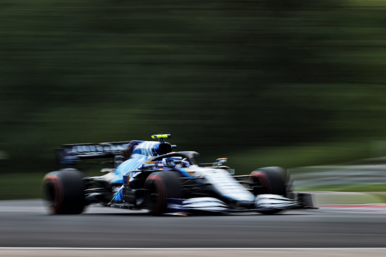 GP UNGHERIA, Nicholas Latifi (CDN) Williams Racing FW43B.
31.07.2021. Formula 1 World Championship, Rd 11, Hungarian Grand Prix, Budapest, Hungary, Qualifiche Day.
- www.xpbimages.com, EMail: requests@xpbimages.com © Copyright: Moy / XPB Images