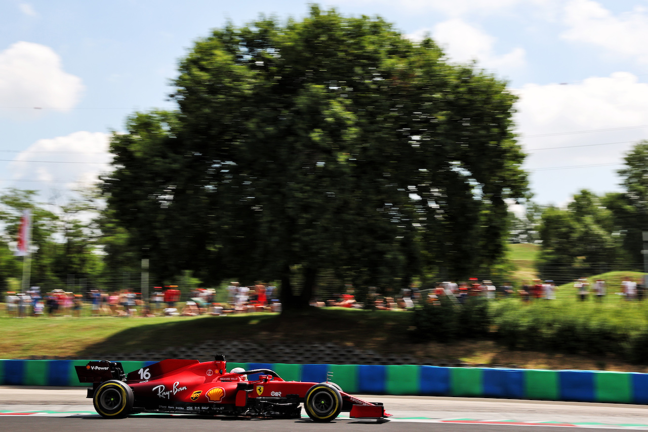 GP UNGHERIA, Charles Leclerc (MON) Ferrari SF-21.
31.07.2021. Formula 1 World Championship, Rd 11, Hungarian Grand Prix, Budapest, Hungary, Qualifiche Day.
- www.xpbimages.com, EMail: requests@xpbimages.com © Copyright: Batchelor / XPB Images