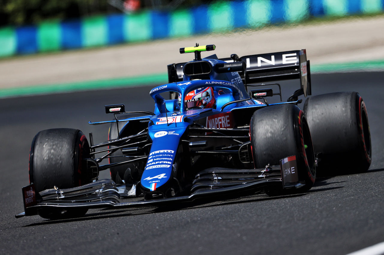 GP UNGHERIA, Esteban Ocon (FRA) Alpine F1 Team A521.
30.07.2021. Formula 1 World Championship, Rd 11, Hungarian Grand Prix, Budapest, Hungary, Practice Day.
- www.xpbimages.com, EMail: requests@xpbimages.com © Copyright: Moy / XPB Images