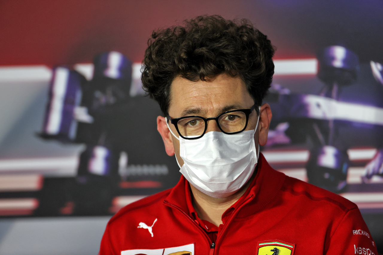GP UNGHERIA, Mattia Binotto (ITA) Ferrari Team Principal in the FIA Press Conference.
30.07.2021. Formula 1 World Championship, Rd 11, Hungarian Grand Prix, Budapest, Hungary, Practice Day.
- www.xpbimages.com, EMail: requests@xpbimages.com © Copyright: Moy / XPB Images