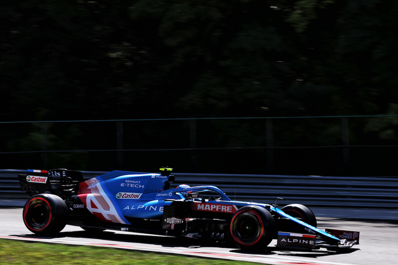 GP UNGHERIA, Esteban Ocon (FRA) Alpine F1 Team A521.
30.07.2021. Formula 1 World Championship, Rd 11, Hungarian Grand Prix, Budapest, Hungary, Practice Day.
- www.xpbimages.com, EMail: requests@xpbimages.com © Copyright: Batchelor / XPB Images