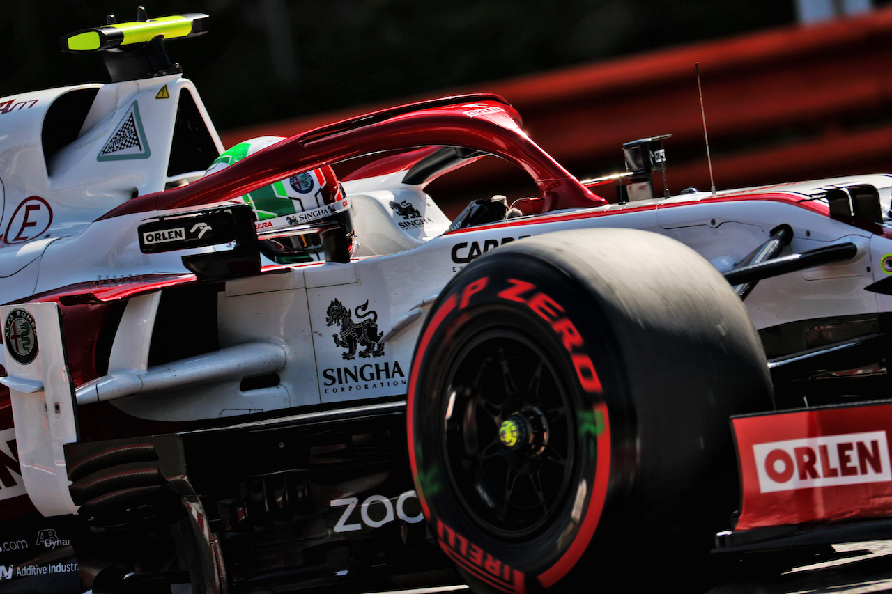 GP UNGHERIA, Antonio Giovinazzi (ITA) Alfa Romeo Racing C41.
30.07.2021. Formula 1 World Championship, Rd 11, Hungarian Grand Prix, Budapest, Hungary, Practice Day.
- www.xpbimages.com, EMail: requests@xpbimages.com © Copyright: Batchelor / XPB Images