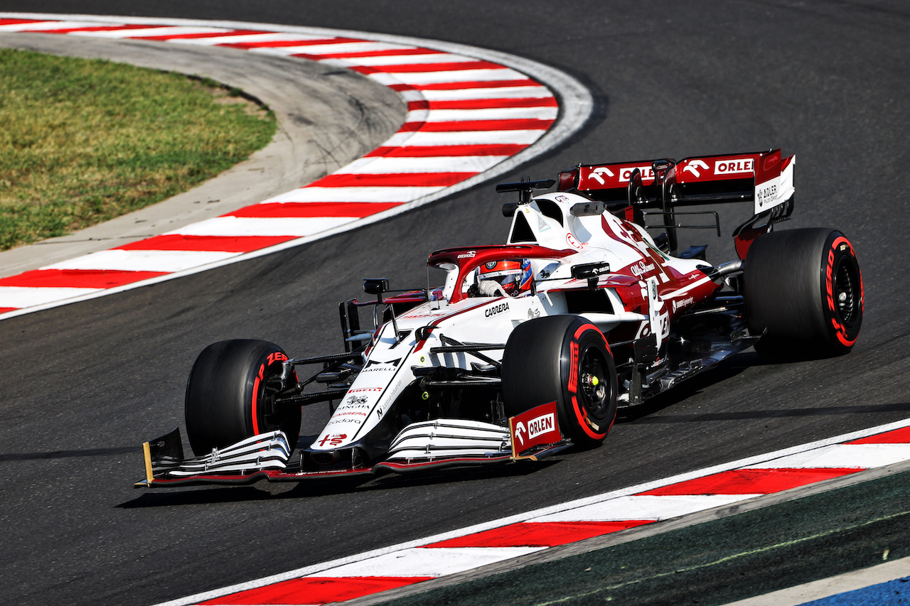 GP UNGHERIA, Kimi Raikkonen (FIN) Alfa Romeo Racing C41.
30.07.2021. Formula 1 World Championship, Rd 11, Hungarian Grand Prix, Budapest, Hungary, Practice Day.
- www.xpbimages.com, EMail: requests@xpbimages.com © Copyright: Moy / XPB Images