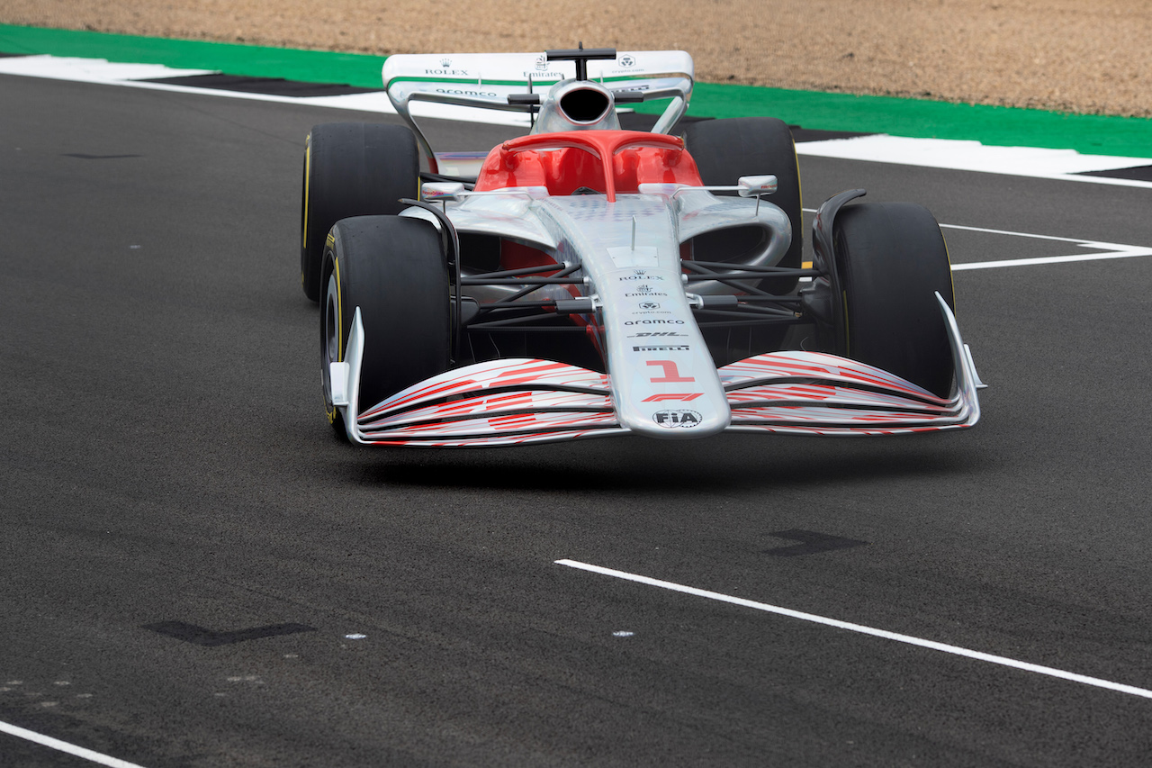 PRESENTAZIONE MONOPOSTO 2022, 2022 Car Launch.
15.07.2021. Formula 1 World Championship, Rd 10, British Grand Prix, Silverstone, England, Preparation Day.
- www.xpbimages.com, EMail: requests@xpbimages.com © Copyright: Bearne / XPB Images