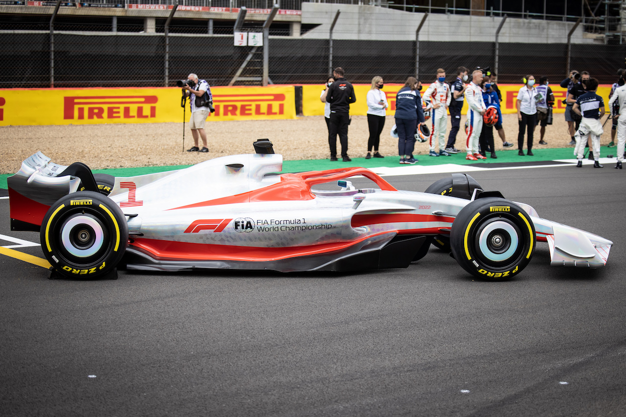 PRESENTAZIONE MONOPOSTO 2022, 2022 Car Launch.
15.07.2021. Formula 1 World Championship, Rd 10, British Grand Prix, Silverstone, England, Preparation Day.
- www.xpbimages.com, EMail: requests@xpbimages.com © Copyright: Bearne / XPB Images